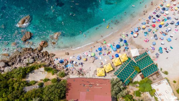 istock Adriatic sea,beach,aerial view 1415247700
