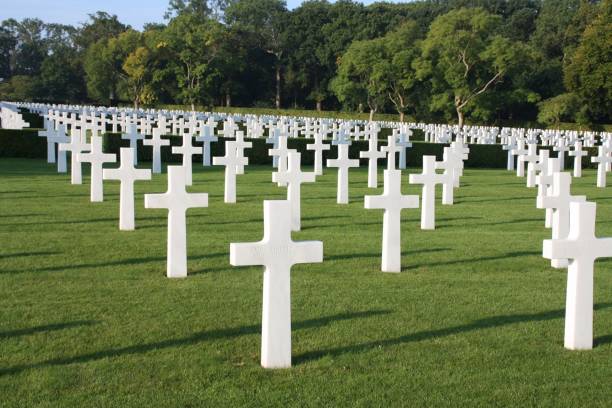 istock Cambridge American Cemetery and Memorial site 1415252991