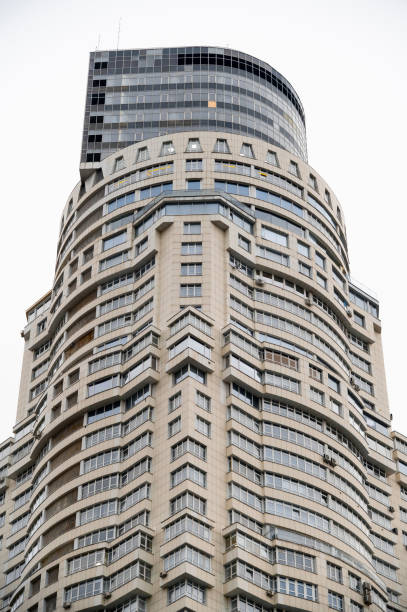istock unusual building with lots of windows and interesting architecture 1415256164