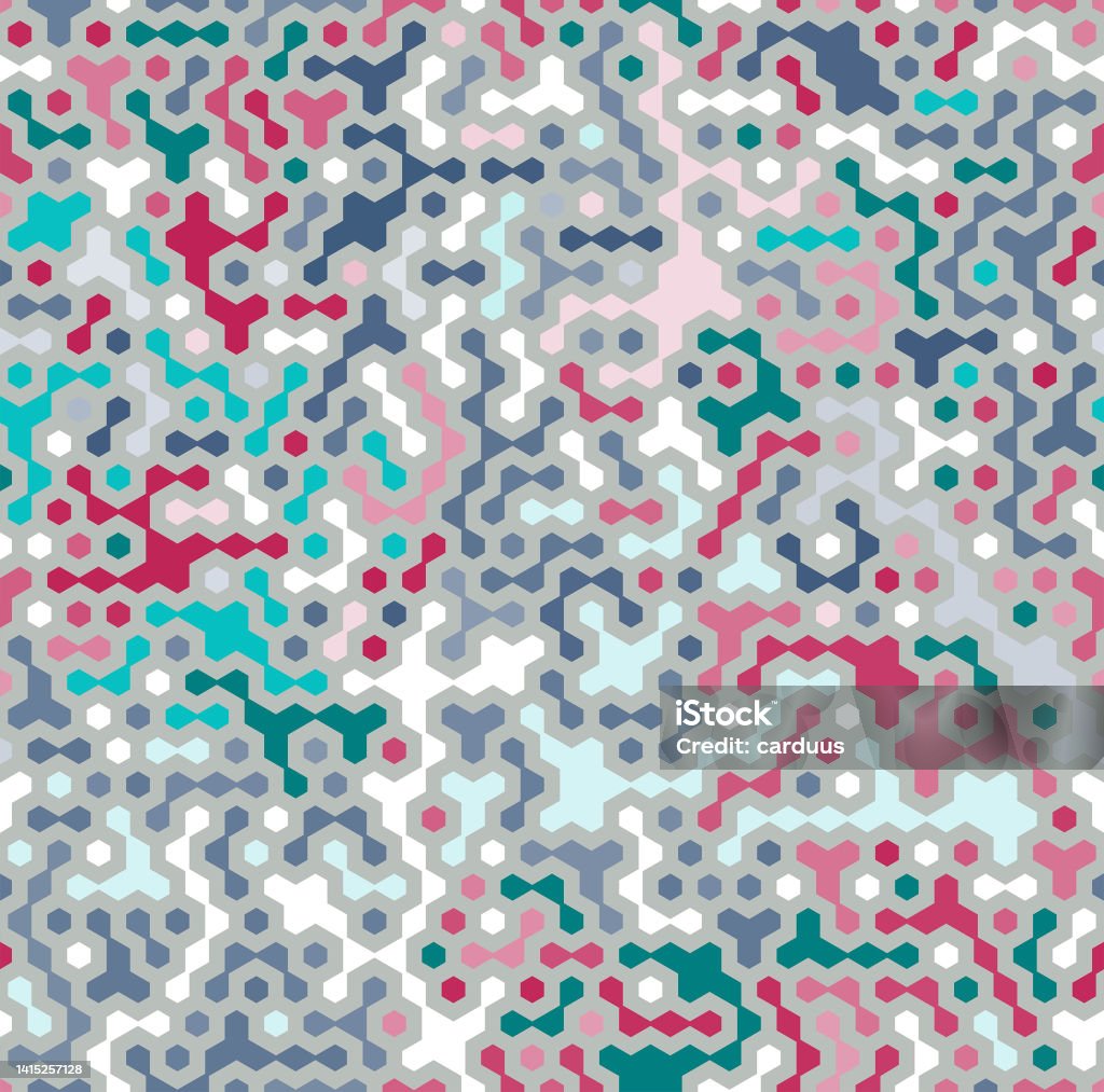 Multi Page Pattern Seamless Abstract Multicolored Pattern Stock Illustration - Download ...