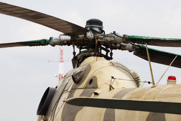resumen del rotor del rotor del motor del helicóptero de helicóptero de ataque militar - defense industry audio fotografías e imágenes de stock