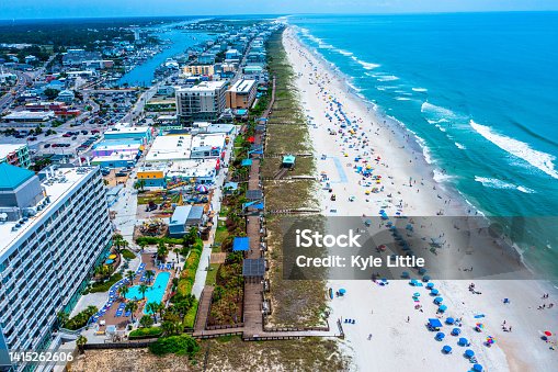 istock Aerial View of the Carolina Beach Oceanfront Looking North 1415262606