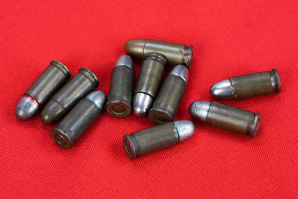 istock Vintage retro cartridges 7.65 mm caliber 1415264179