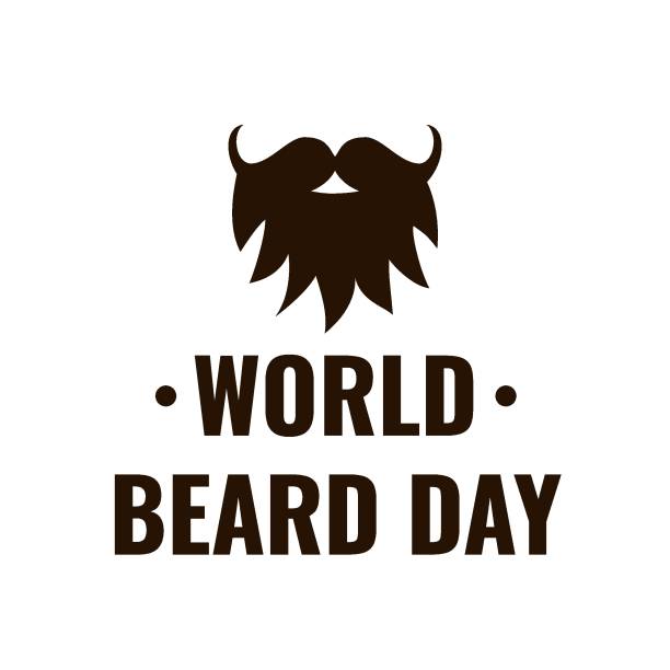 istock Word Beard Day typography poster. Holiday on first Saturday of September. Vector template for, banner, flyer, sticker, t-shirt, greeting card, etc 1415265320