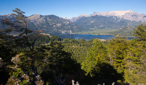 istock Lakes Nahuel Huapi and mountain Campanario 1415268469