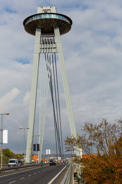 istock Image of view on UFO Bridge in Bratislava 1415268483