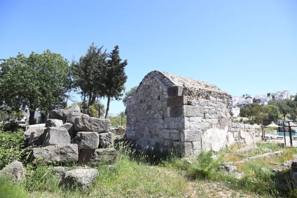 istock Ancient Myndos Gate in Bodrum, Turkey. Historical sightseeing place for touristic visit 1415277031