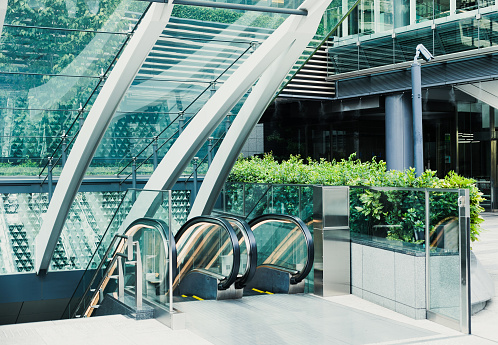 City escalator