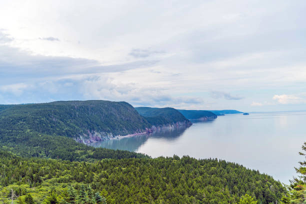 istock Green Mountain Landscape Facing Lake 1415284952