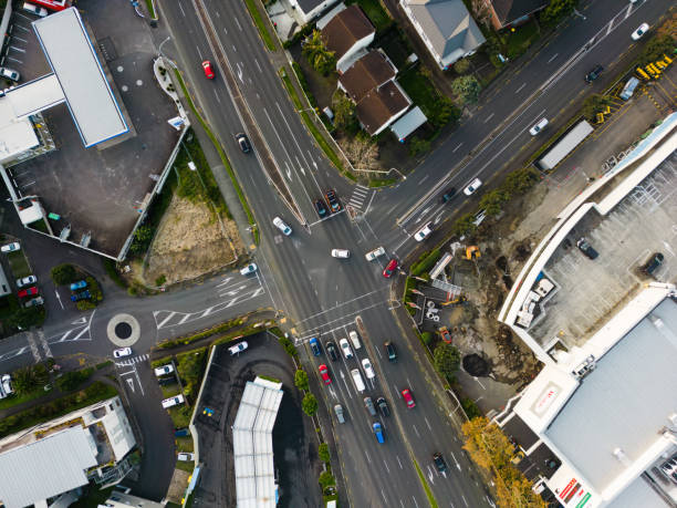istock Daily commute in a residential suburb. 1415288855