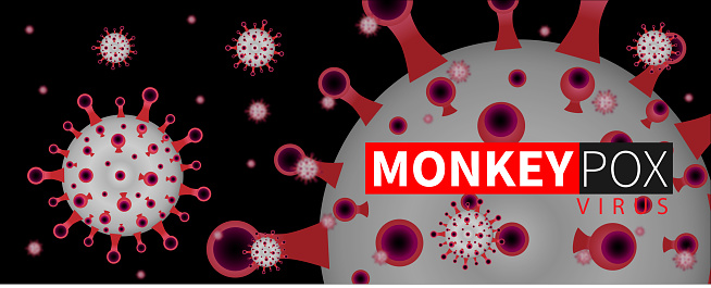 Monkeypox virus background