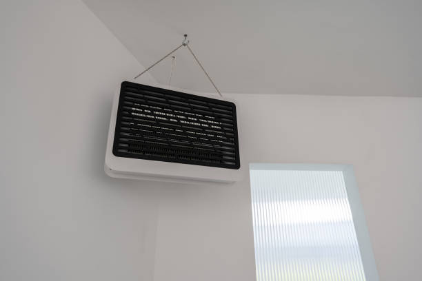 istock Mosquito repellent lamp hanging indoors 1415296991