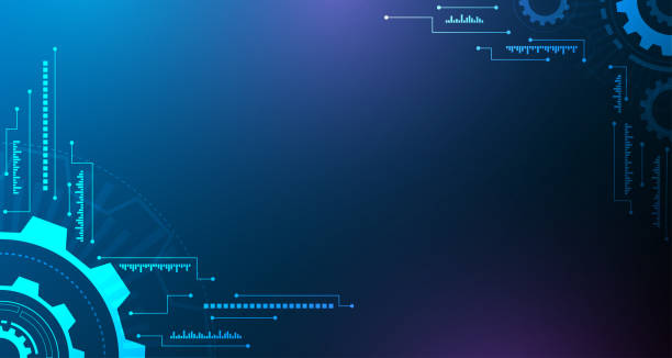 istock Geomatics Technology Abstract  gear model drives the electronic network of the future.digital data background EP.11 1415301915