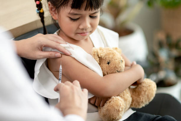 istock vaccination of children. An injection. Selective focus. 1415310663