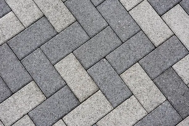 High angle view of pavement texture.