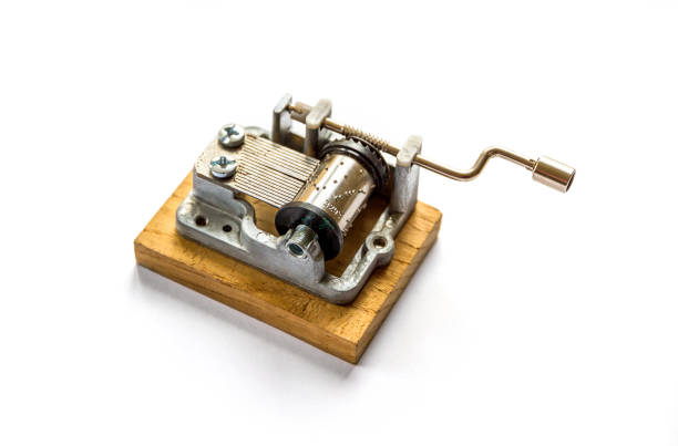 istock Traditional music box isolated on white 1415313239