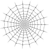 istock Illustration of a spider web 1415315009