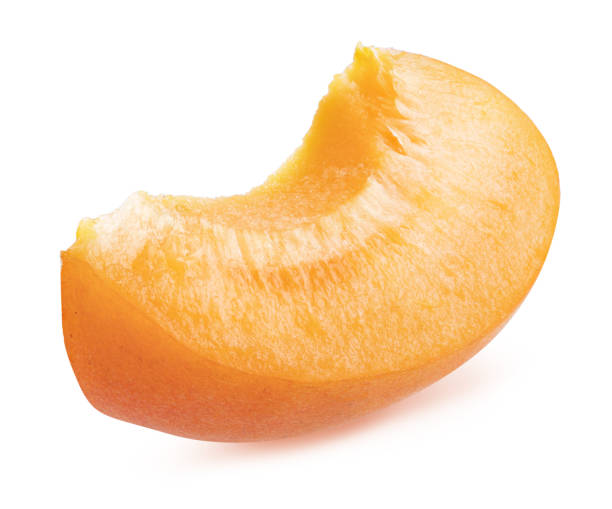 istock Apricot isolated on white background 1415323756