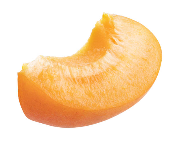 istock Apricot isolated on white background 1415323758