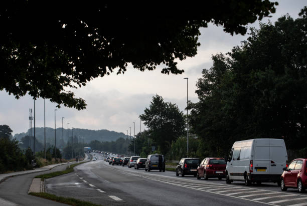 istock Heavy Morning Traffic - Silkeborgvej, Aarhus 1415325471