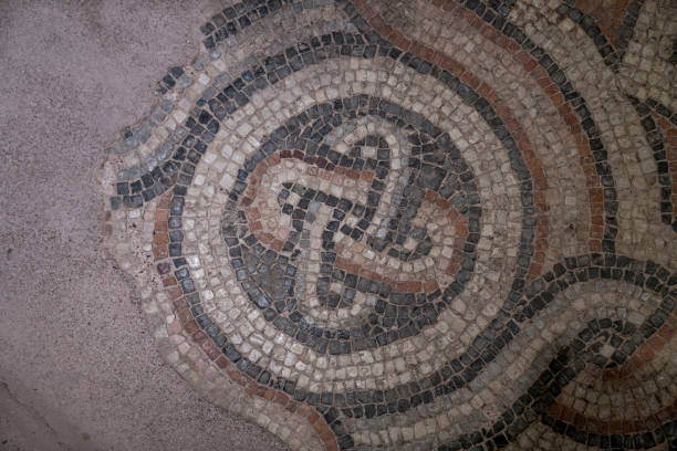 istock Roman Mosaic Figures. 1415328379
