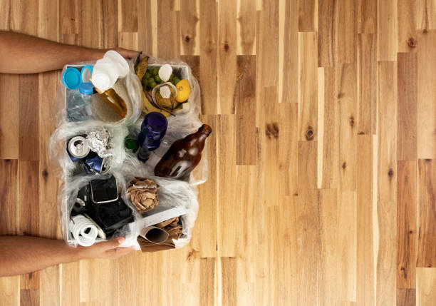 istock Electronic, organic, paper, metal, glass and plastic  waste materials 1415329170