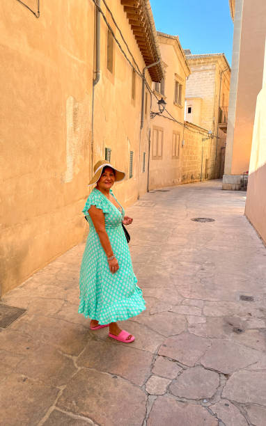 istock Attractive Hispanic senior in Spanish city 1415334902