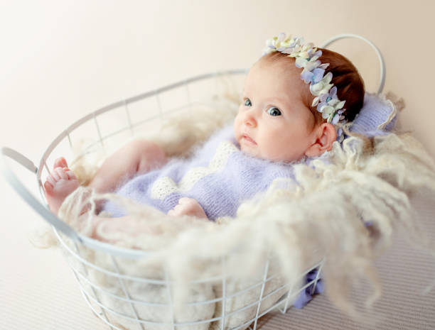 istock Newborn baby portrait 1415338114