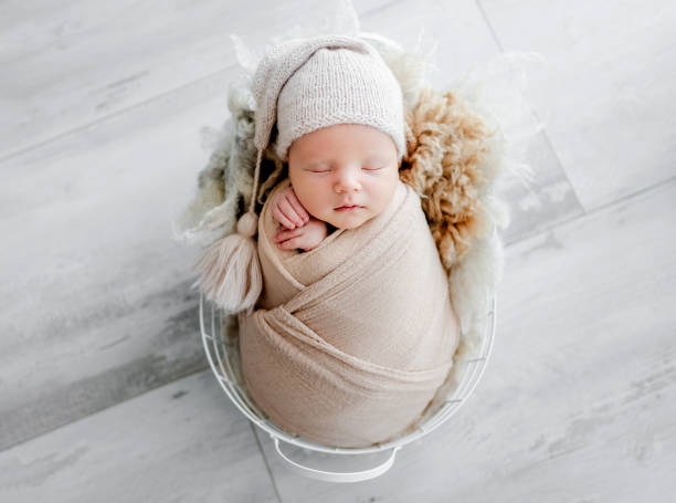 istock Newborn baby portrait 1415338129