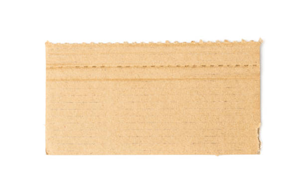 istock Cardboard, Carton, Ripped Kraft Paper, Wrapping Piece 1415342968