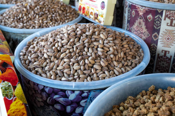 istock Bags with Pistachios with shell. 1415343434