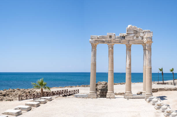 istock Apollon temple in Side ancient city 1415357719