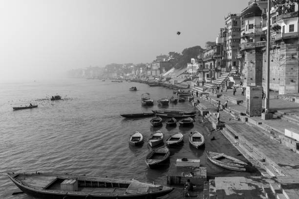 istock Ganga ghat in Varanasi 1415364363