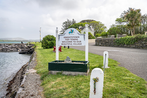 Knightstown Village Entrance Welcome Sign, County Kerry, Ireland