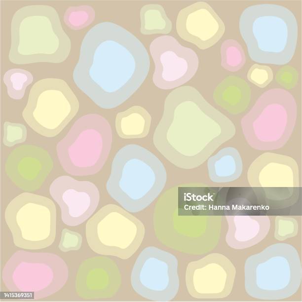 Patterned Background Spots Pattern In The Form Of Multicolored Spots On A Dark Background Stock ...