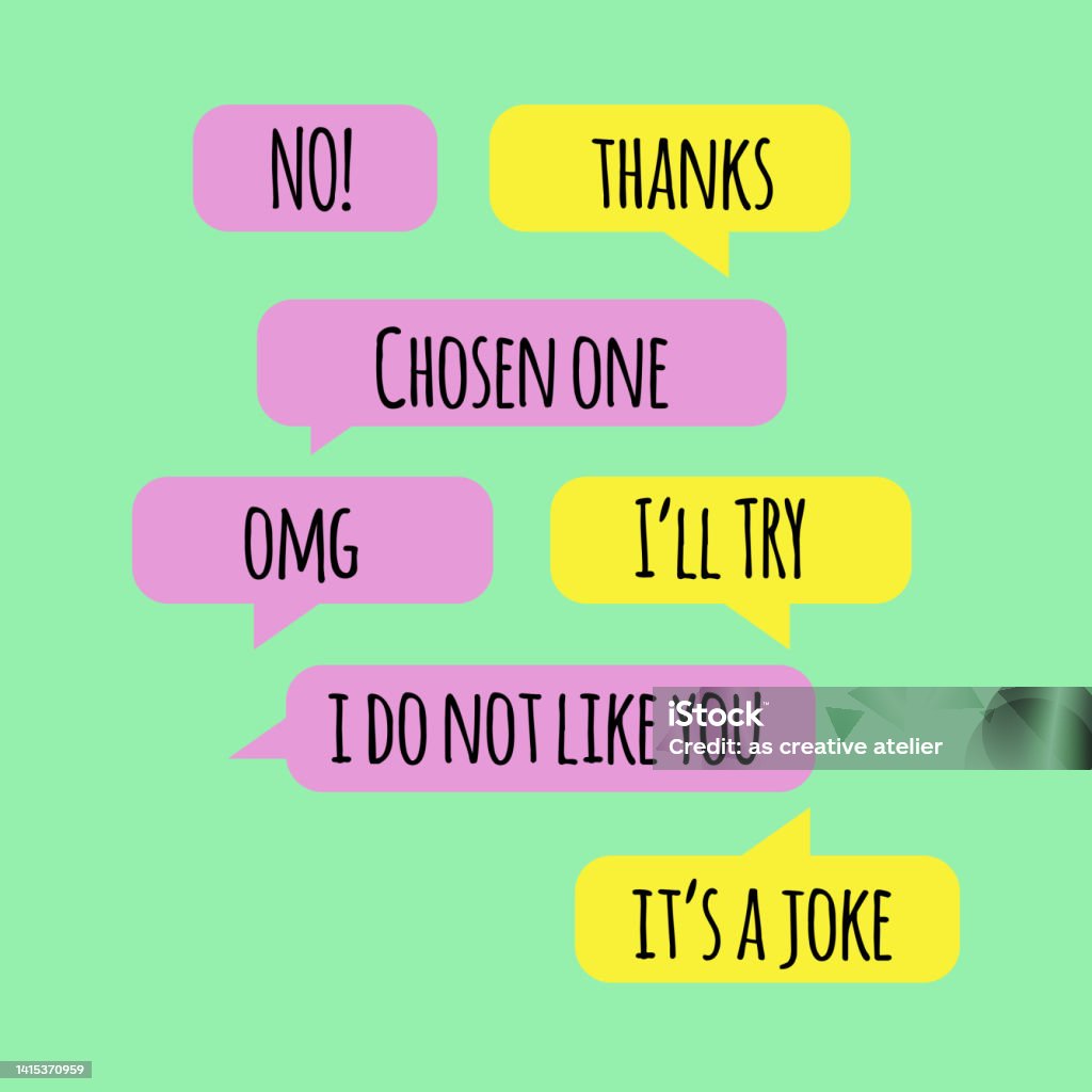 Message Text Stock Collection Of Messages With Texts Stock Illustration - Download Image ...