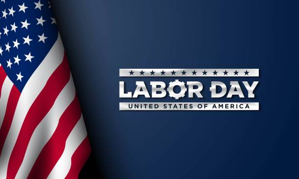 Labor Day Background Design. Labor Day Background Design. Banner, Poster, Greeting Card. Vector Illustration. labor day stock illustrations