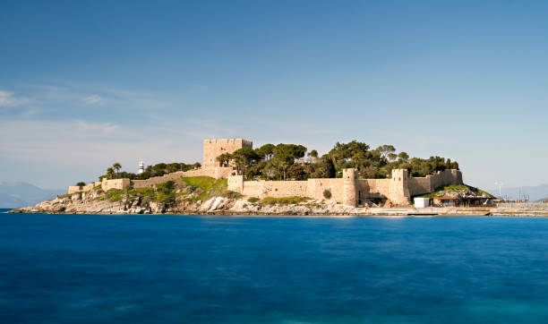 istock Kusadasi pigeon island. 1415384559
