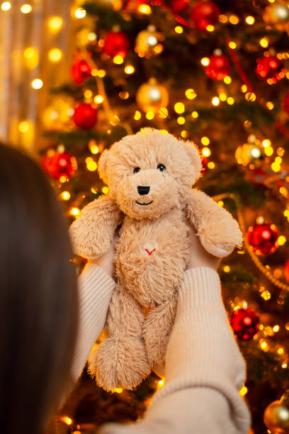 istock Christmas toy, presents for winter holidays concept 1415389810