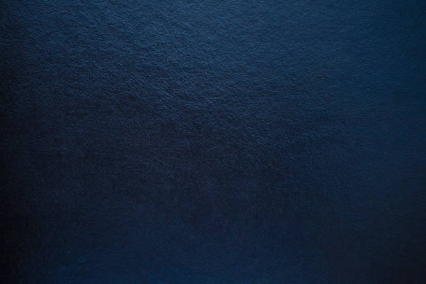 istock Blue color wall with light from one side. Suitable for blue abstract background 1415396349