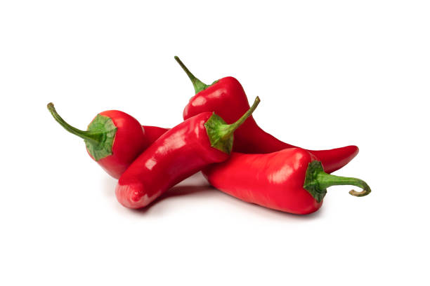 istock Red hot chili pepper isolated on a white background. 1415401354