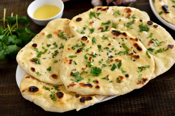 istock Homemade indian naan bread 1415402978