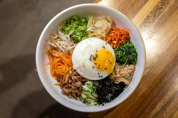 istock Korean traditional rice dish, Bibimbap 1415403316