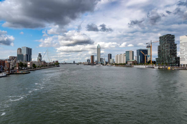 istock Central Rotterdam viewed from bridge in the Netherlands 1415404520