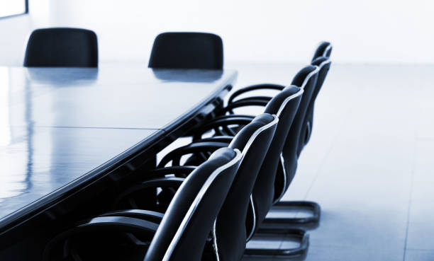 istock Empty interior of business conference room 1415405768