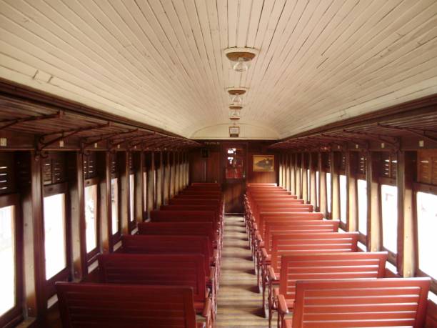 istock Interior of an old train car 1415406691