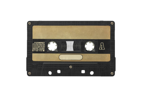 istock Retro Audio Cassette Tape on the White Background 1415407875