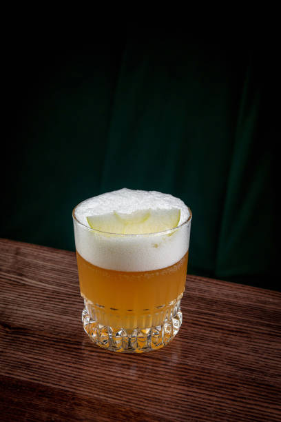 istock Summer pear lemonade, cider. Cocktail with pear puree and fresh fruit 1415410088