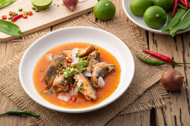 istock Spicy Canned Sardine Salad 1415413826
