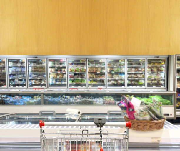 istock choosing a dairy products at supermarket. 1415422149